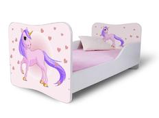 Dětská postel JEDNOROŽEC růžový