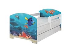 Dětská postel Disney - HLEDÁ SE NEMO 160x80 cm