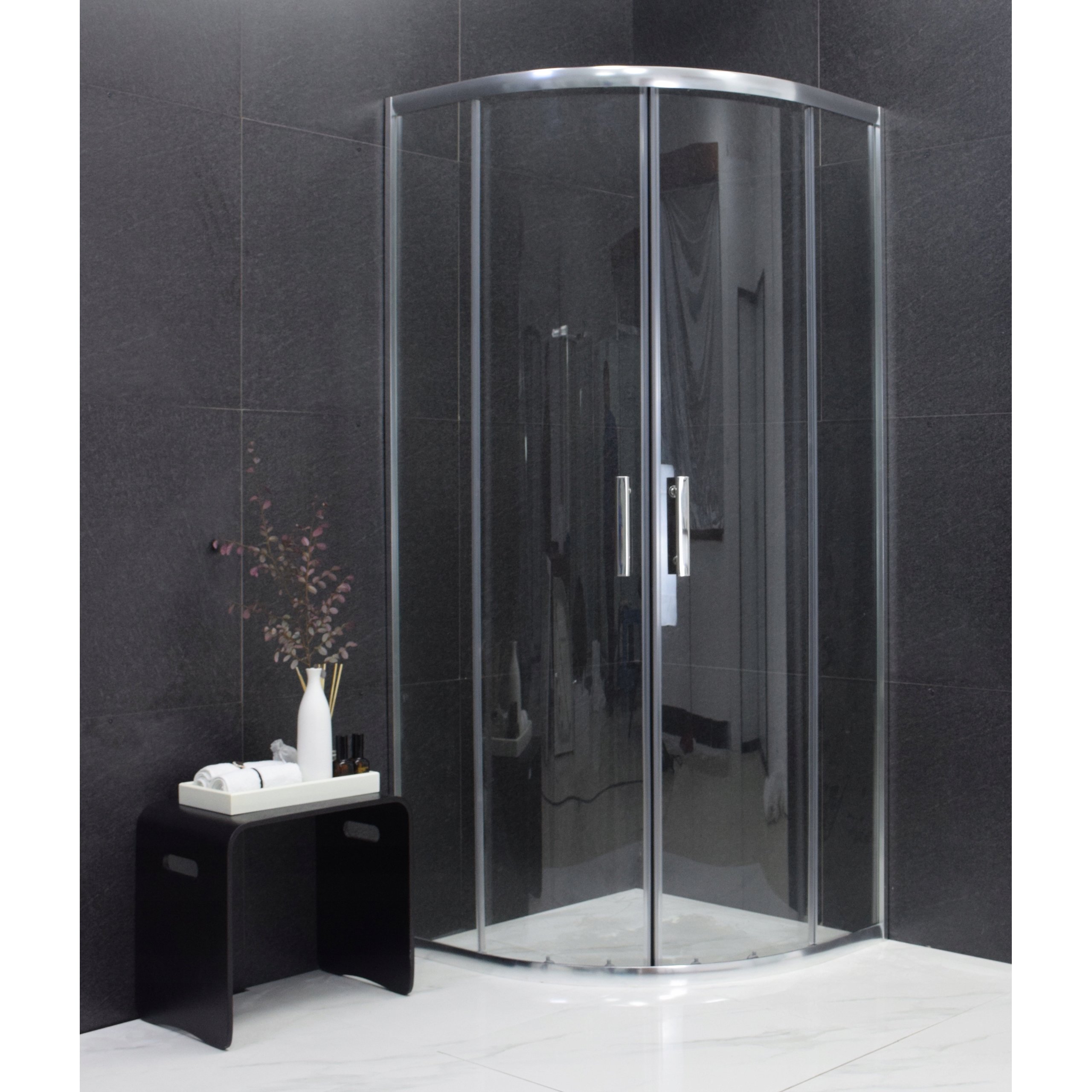 Sprchovy Kout Maxmax Mexen Rio Transparent Ctvrtkruh 70x70 Cm