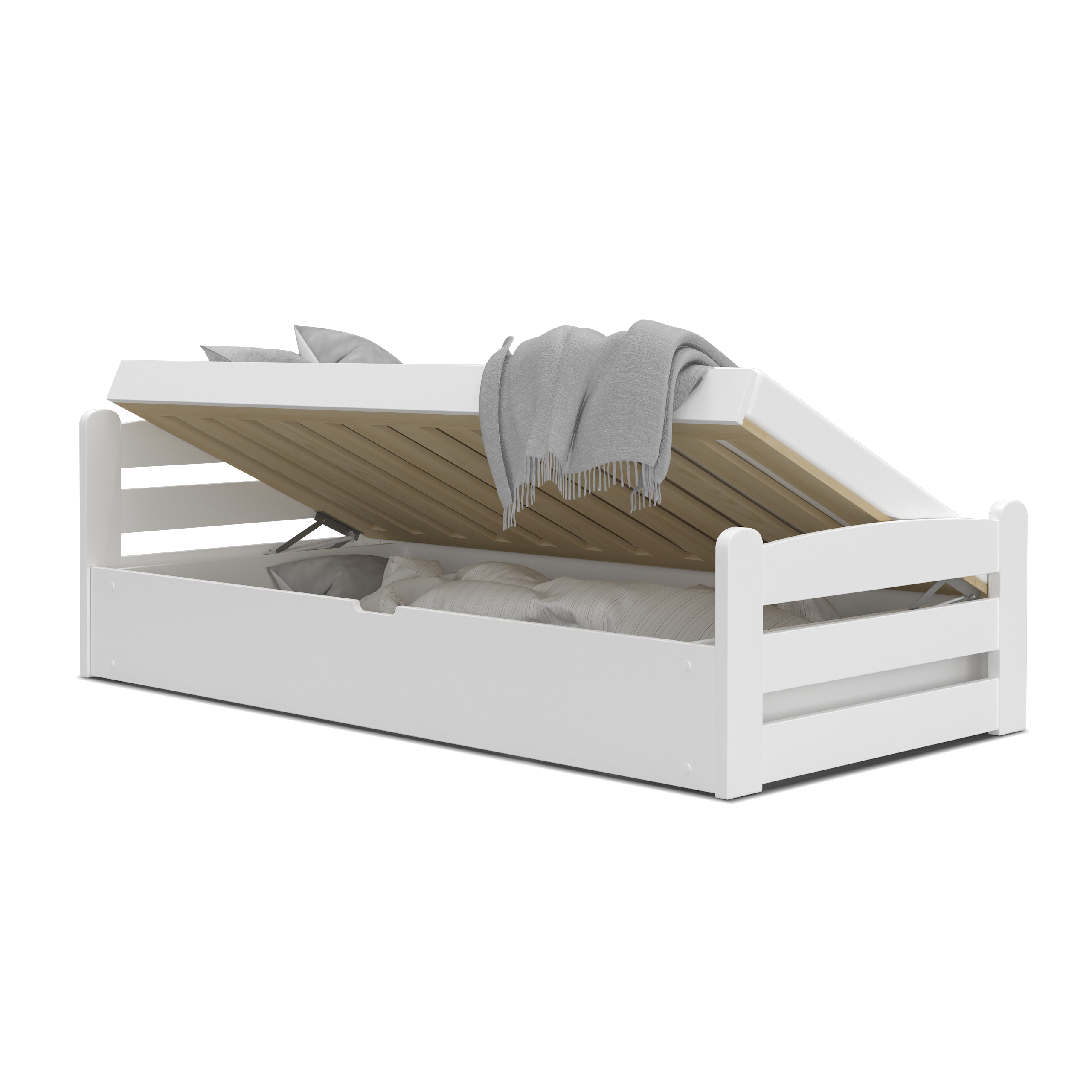 postel z masivu david s uloznym prostorem 200x90 cm bila e shop maxmax cz