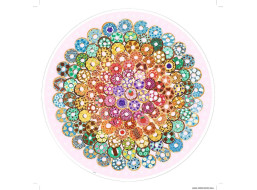 RAVENSBURGER Kulaté puzzle Kruh barev: Donuty 500 dílků