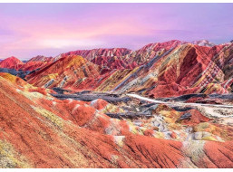 RAVENSBURGER Puzzle Dechberoucí hory: Duhové hory, Čína 1000 dílků