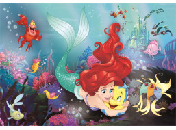 CLEMENTONI Puzzle Disney princezny: Malá mořská víla MAXI 24 dílků