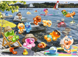 RAVENSBURGER Puzzle Gelini u moře 1000 dílků