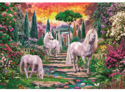 CLEMENTONI Puzzle Typičtí zahradní jednorožci 2000 dílků
