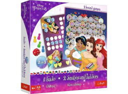 TREFL Hry Disney princezny, 2v1: Člověče, nezlob se a Hadi a žebříky