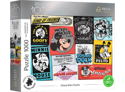 TREFL Puzzle UFT Disney 100 let: Retro plakáty 1000 dílků