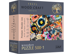 TREFL Wood Craft Origin puzzle Ve světě hudby 501 dílků