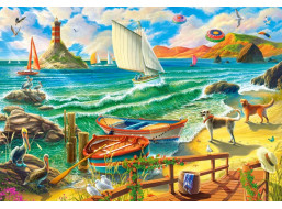 CASTORLAND Puzzle Víkend u moře 1000 dílků