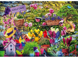 BLUEBIRD Puzzle Vítejte v naší zahradě 1000 dílků