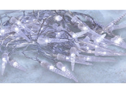 LED venkovní rampouchy - 50 LED - časovač