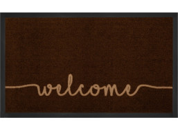 Protiskluzová rohožka Printy 103795 Darkbrown Beige