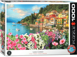 EUROGRAPHICS Puzzle Lago di Como - Komské jezero, Itálie 1000 dílků