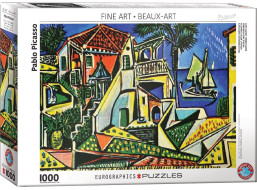 EUROGRAPHICS Puzzle Středomořská krajina 1000 dílků
