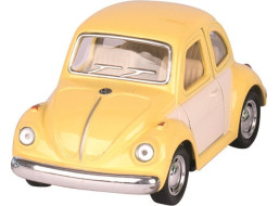 GOKI Volkswagen Brouk klasik (1967) na zpětné natažení - žlutý