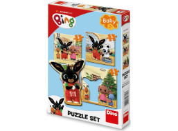 DINO Baby puzzle Bing a kamarádi 3v1 (3,4,5 dílků)