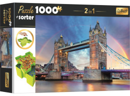TREFL Puzzle s třídičem 2v1 Tower Bridge, Londýn 1000 dílků