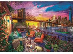 CLEMENTONI Puzzle Západ slunce nad Manhattanem 3000 dílků