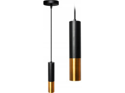 Stropní svítidlo SPIKE long 29,5 cm - černé/zlaté