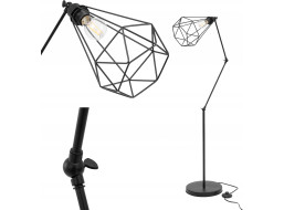 Stojací lampa DIAMOND - černá