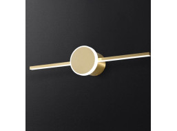 Nástěnné LED svítidlo nad zrcadlo PROPELLER - 41 cm - 12W - zlaté