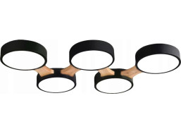 Stropní LED svítidlo GRID small 40W - černé/hnědé + ovladač