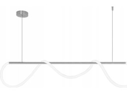 Stropní LED svítidlo CURVE maxi - 60W - chromové