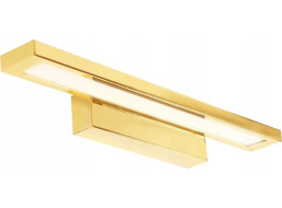 Nástěnné LED svítidlo nad zrcadlo FLAT - 60 cm - 12W - zlaté