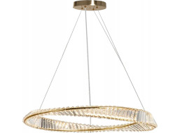 Stropní LED křišťálové svítidlo FLIP - 60W - zlaté