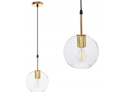 Stropní svítidlo GOLD MESH small long - kov/sklo - zlaté