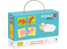 DODO Puzzle Domácí zvířátka 12x2 dílky