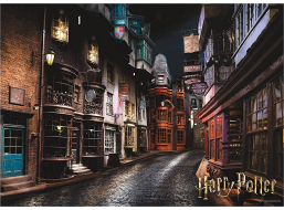 AQUARIUS Puzzle Harry Potter: Příčná ulice 1000 dílků