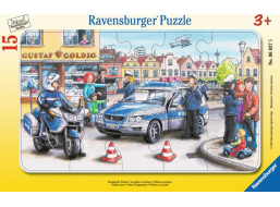 RAVENSBURGER Puzzle Policie 15 dílků