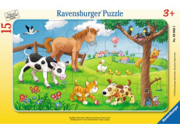 RAVENSBURGER Puzzle Roztomilí kamarádi 15 dílků