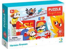 DODO Puzzle Doprava: Hrdinové hasiči 30 dílků