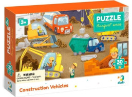 DODO Puzzle Doprava: Stavební stroje 30 dílků