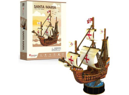 CUBICFUN 3D puzzle Loď Santa Maria 93 dílků