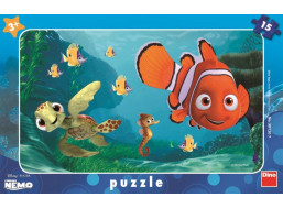 DINO Puzzle Hledá se Nemo: Nemo a želva 15 dílků