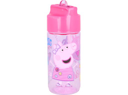 STOR Láhev na pití Tritan Prasátko Peppa 430 ml