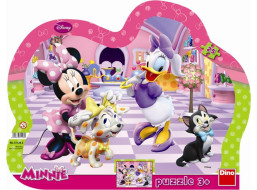 DINO Puzzle Minnie a mazlíčci 25 dílků