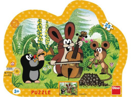 DINO Puzzle Krtek muzikant 25 dílků