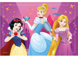 DINO Puzzle Odvážné Disney princezny 24 dílků