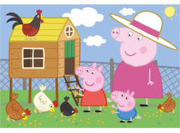 DINO Puzzle Prasátko Peppa 24 dílků