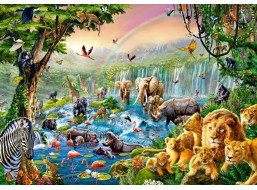 CASTORLAND Puzzle Řeka v džungli 500 dílků