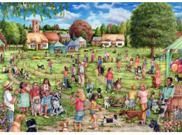 GIBSONS Puzzle Vesnická psí soutěž 1000 dílků