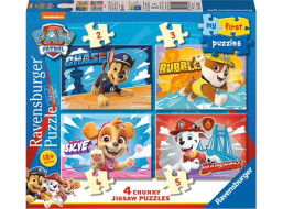 RAVENSBURGER Moje první puzzle Tlapková patrola 4v1 (2,3,4,5 dílků)