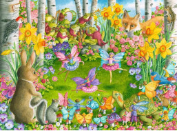 RAVENSBURGER Puzzle Balet víl XXL 100 dílků