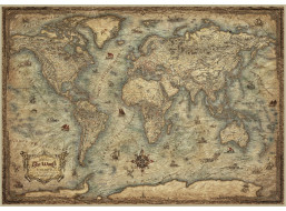 EDUCA Puzzle Mapa světa 3000 dílků