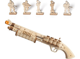 ROBOTIME Rokr 3D dřevěné puzzle Brokovnice Terminator M870 172 dílků