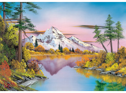 SCHMIDT Puzzle Bob Ross: Odrazy 1000 dílků